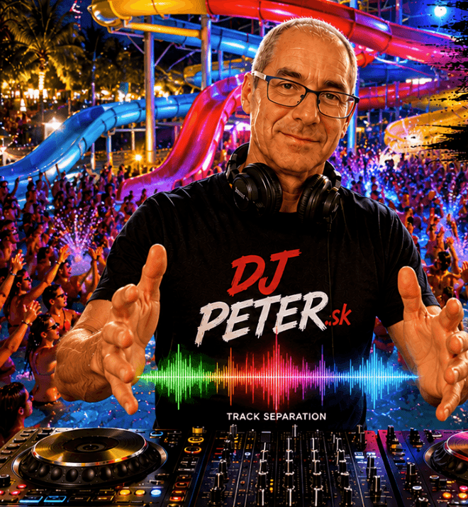 DJ na firemnú party, kultúrne podujatie, športový deň.